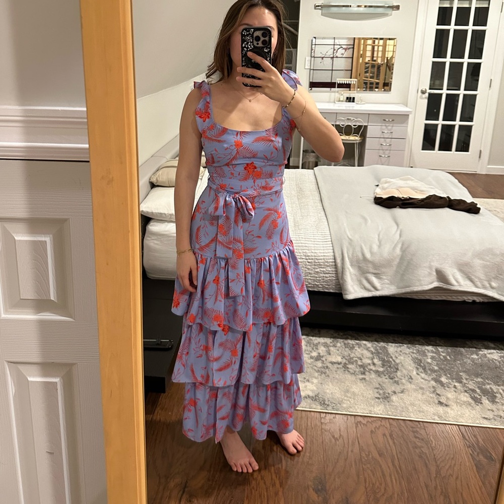 Likely Charlotte Tiered Dress with Bow
